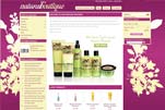 Natural Boutique e-commerce website